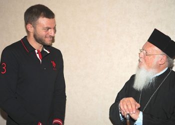 Στην Παναγία Σουμελά της Τραπεζούντας ο Αβράαμ Παπαδόπουλος (φωτο)