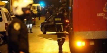 Έκρηξη και φωτιά τη νύχτα στο κυλικείο της κρεαταγοράς στου Ρέντη
