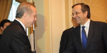 Σε βαρύ κλίμα θα γίνει η συνάντηση Σαμαρά-Ερντογάν στο Κάρντιφ