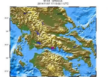 Ταρακουνήθηκαν δυτική Πελοπόννησος και Στερεά από τα 4,8 Ρίχτερ