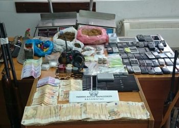 Καλαμάτα: 156 άτομα σε κύκλωμα ναρκωτικών – Συνελήφθησαν οι 20