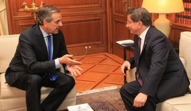 Встреча Самараса и Давутоглу в резиденции «Максиму»