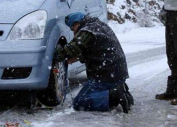 Με αλυσίδες η κυκλοφορία σε περιοχές της Δυτικής Μακεδονίας