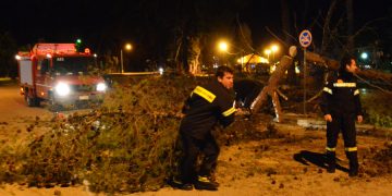 «Ιπτάμενα» δέντρα και αντικείμενα σε Αττική και Βόρεια Ελλάδα