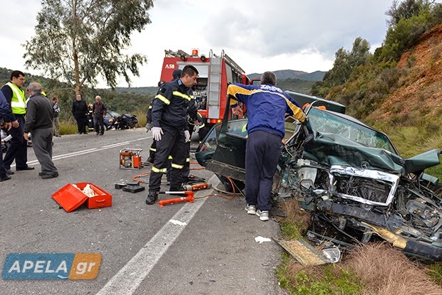 Θανατηφόρο τροχαίο στη Λακωνία