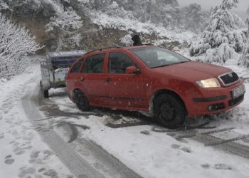 Βόρεια Ελλάδα: Πού χρειάζονται αλυσίδες για την κίνηση των ΙΧ