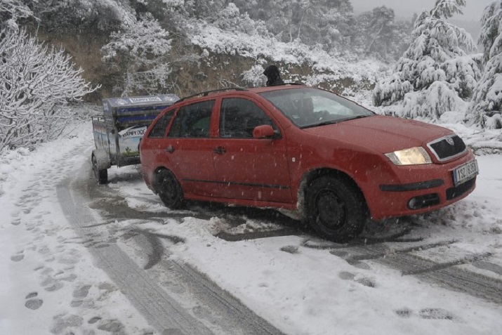 Βόρεια Ελλάδα: Πού χρειάζονται αλυσίδες για την κίνηση των ΙΧ