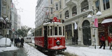Χιονισμένη Κωνσταντινούπολη!