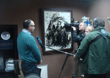 Немецкий телеканал ARD в Московском Греческом клубе «Ромиосини»