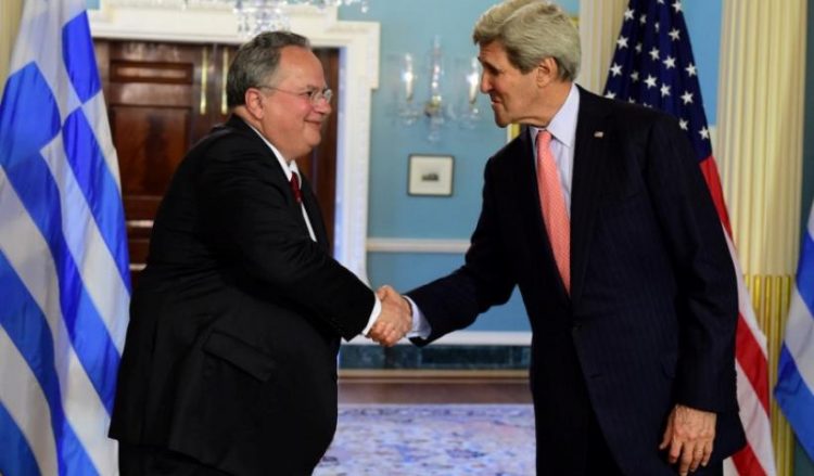 Главы МИД Греции и США обсудили возможность сотрудничества