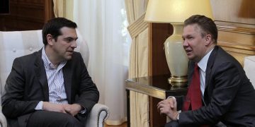 Алексис Ципрас и Алексей Миллер: Первые договоренности в Афинах