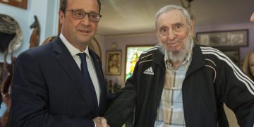Δημόσια εμφάνιση του Φιντέλ με τον Ολάντ στην Κούβα (φωτο)