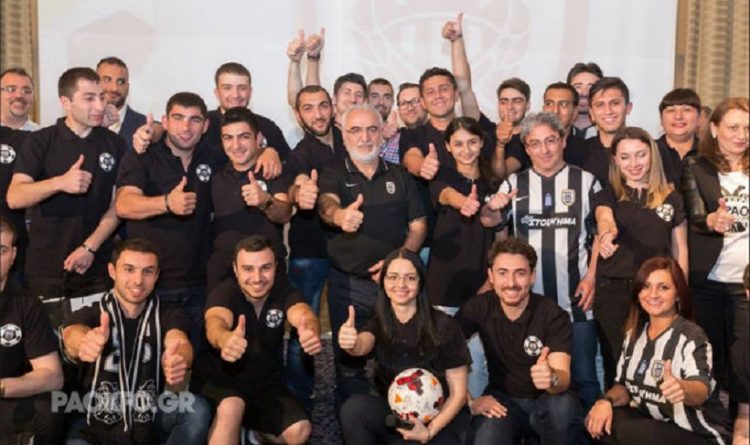 Греческая команда ΠΑΟΚ во всех странах бывшего СССР