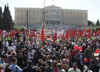 Первомай 2015 года в Греции