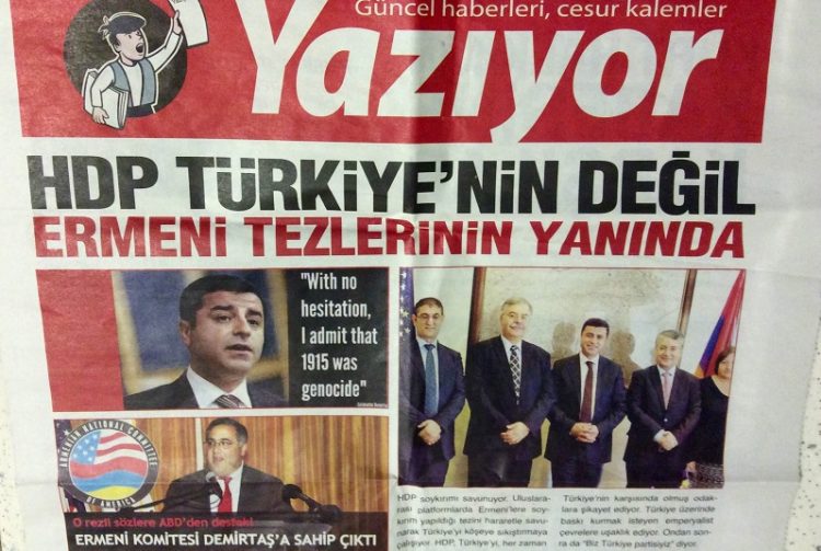 Στο πλευρό του HDP οι Αρμένιοι της Ευρώπης