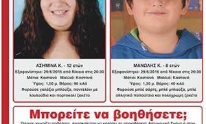 Amber Alert για τον 12χρονο Γιώργο Μπούφα