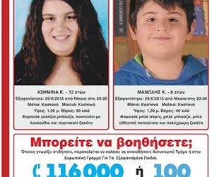 Amber Alert για τον 12χρονο Γιώργο Μπούφα