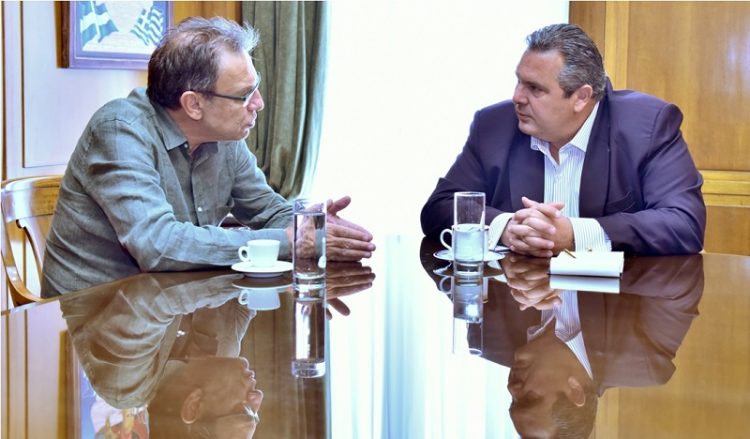 Εκπομπή των Ενόπλων Δυνάμεων στην ΕΡΤ αποφάσισαν Καμμένος-Τσακνής
