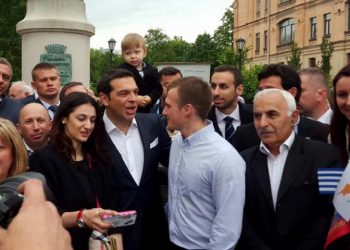 Алексис Ципрас встретился с греками России в Петербурге (фото+видео)