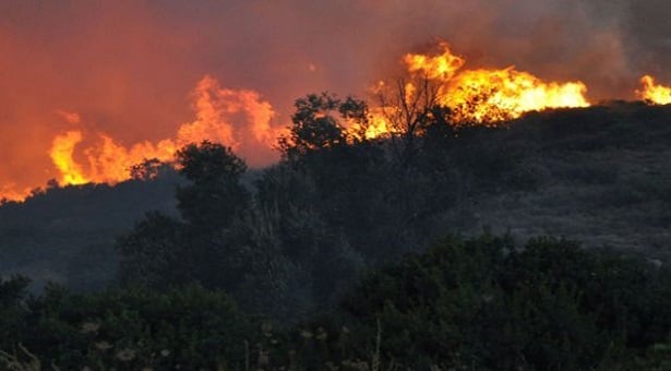 Φωτιά σε εξέλιξη στη Σαμοθράκη