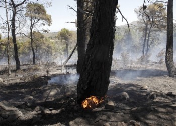 Μαίνεται η φωτιά στο Πόρτο Ράφτη