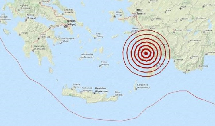 Κως: 6,6 βαθμούς ήταν τελικά ο σεισμός