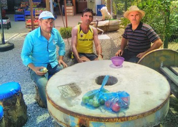 Ο «Τεμόν ΑΕΚ» δροσίστηκε στον Όφι ποταμό του Πόντου