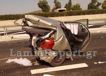 Απίστευτο τροχαίο στην Αταλάντη