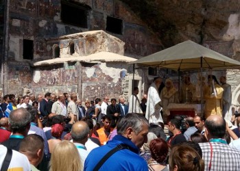 И в следующем году в Понте: завершилась литургия в Панагия Сумела