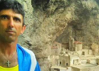 Συγκίνηση για τον Γιώργο Ζαχαριάδη που έφτασε στην Παναγία Σουμελά!