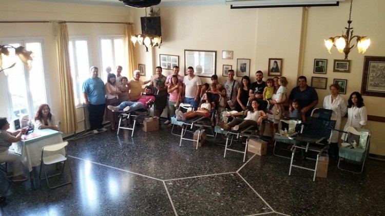 Αιμοδοσία ΕΠΟΝΑ: Προσφορά ζωής (φωτο)