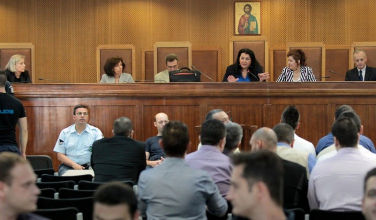 Συνεχίζεται η δίκη της Χρυσής Αυγής στον Κορυδαλλό