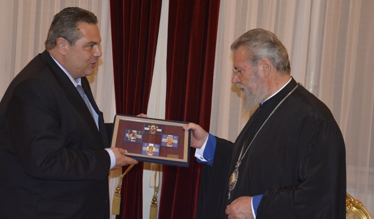 Πάνος Καμμένος: Kοινή η αμυντική πολιτική Ελλάδας-Κύπρου