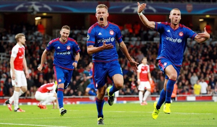 Champions League: Άρσεναλ-Ολυμπιακός 2-3