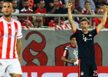 Champions League: Ολυμπιακός-Μπάγερν Μονάχου 0-3