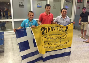 Ποντιακή υποδοχή στον παγκόσμιο «ασημένιο» αθλητή της πάλης Γιώργο Πιλίδη (φωτο)