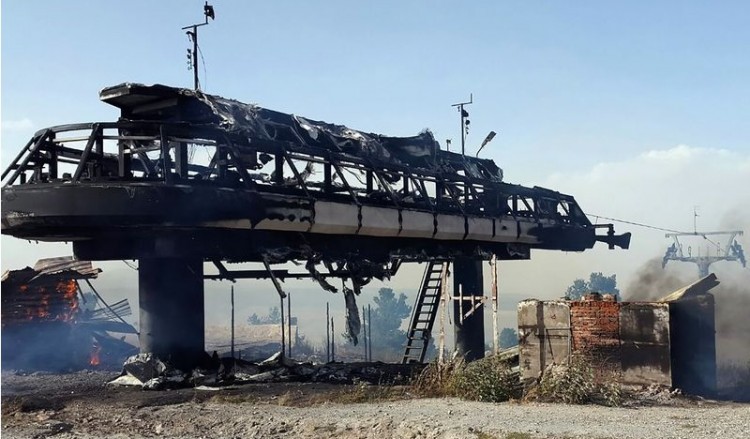Αντάρτες του ΡΚΚ πυρπόλησαν το χιονοδρομικό στο Σαρίκαμις του Καρς (βίντεο-φωτο)