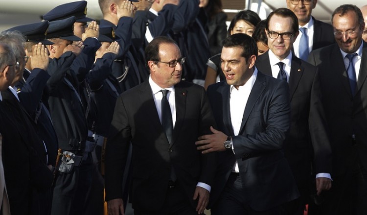 Τι είπαν Ολάντ και Τσίπρας στο Μαξίμου
