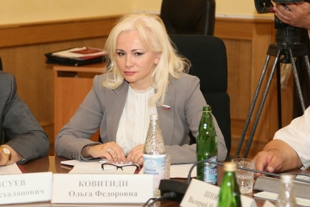 Гречанка Ольга Ковитиди заняла новый пост в Совете Федерации России