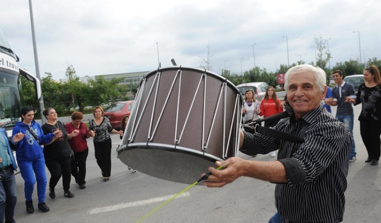 11ο Φεστιβάλ Ποντιακών Χορών: Η… προθέρμανση στην Εγνατία! (φωτο)