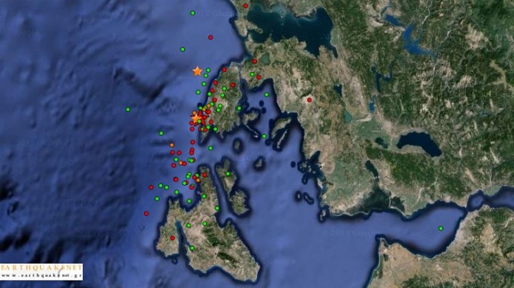 Μετασεισμός 5 Ρίχτερ στη Λευκάδα