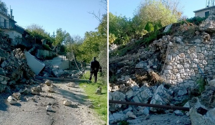 Τις πληγές της μετρά η Λευκάδα μετά τον φονικό σεισμό – Δύο γυναίκες νεκρές