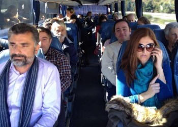 Понтийцы Южной Греции направляются на митинг в Салоники