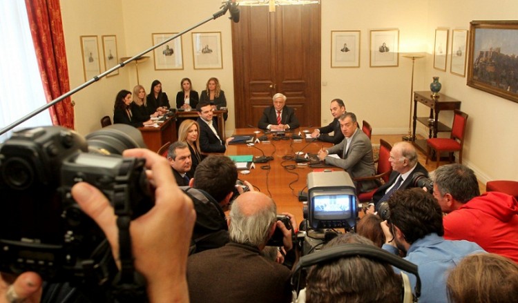 Συμφώνησαν ότι διαφωνούν για το ασφαλιστικό οι πολιτικοί αρχηγοί
