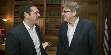 Το προσφυγικό στην ατζέντα Τσίπρα-Φέρχοφστατ