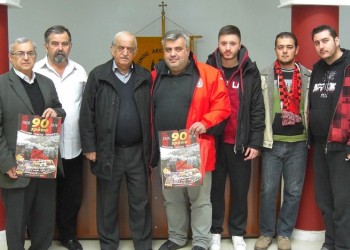 Απόλλων Καλαμαριάς: Επίσκεψη στα γραφεία της Ευξείνου Λέσχης Κοζάνης