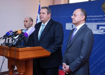 Καμμένος: Κοινές εκδηλώσεις Ελλάδας-Αρμενίας για τις Γενοκτονίες