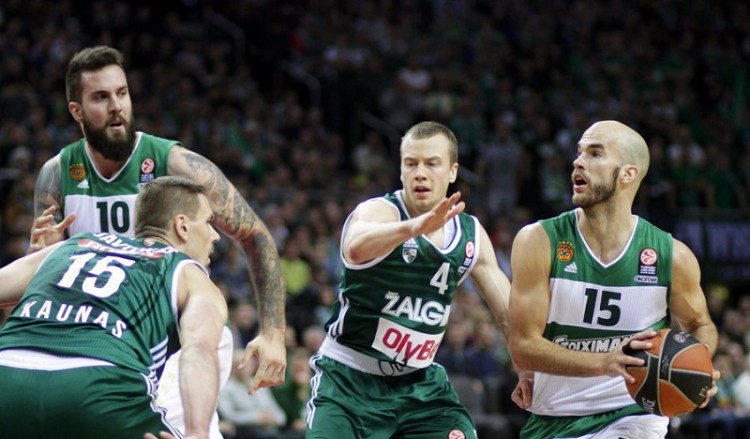 Euroleague:  Ζαλγκίρις Κάουνας – Παναθηναϊκός 72-75