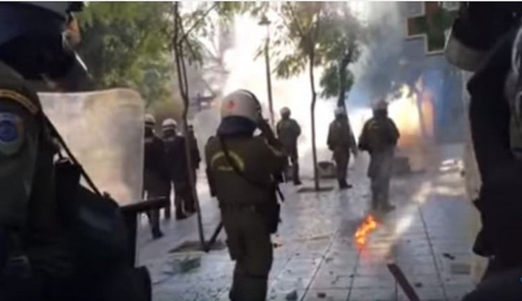 Επεισόδια στο κέντρο της Θεσσαλονίκης