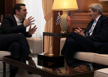 Τσίπρας: Είμαστε κόμβος σταθερότητας – Κέρι: Θα βοηθήσουμε για την ανάπτυξη